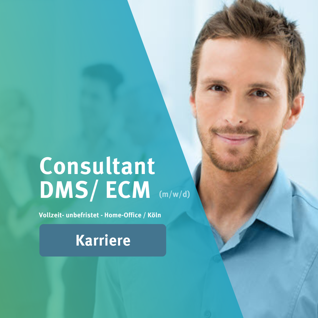 consultant DMS  ECM  Stellenanzeige